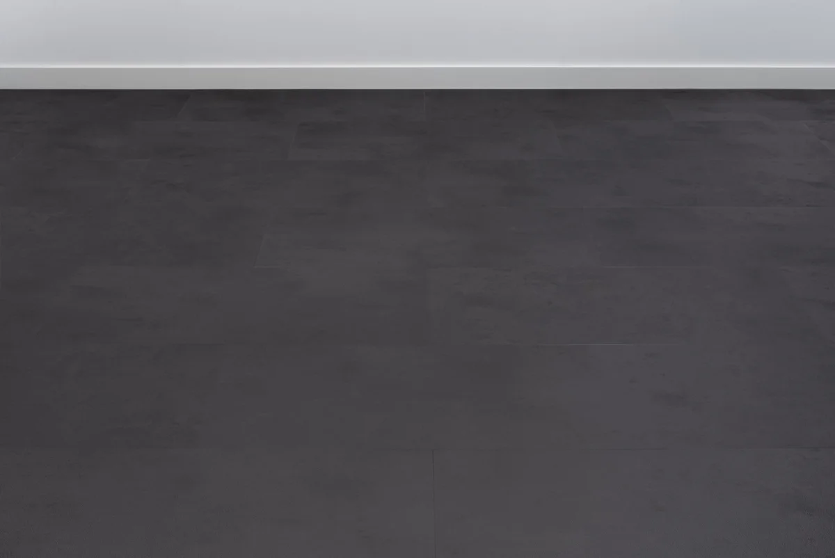 Floer Tegel Click PVC - Betonlook Zwart - Afbeelding 13