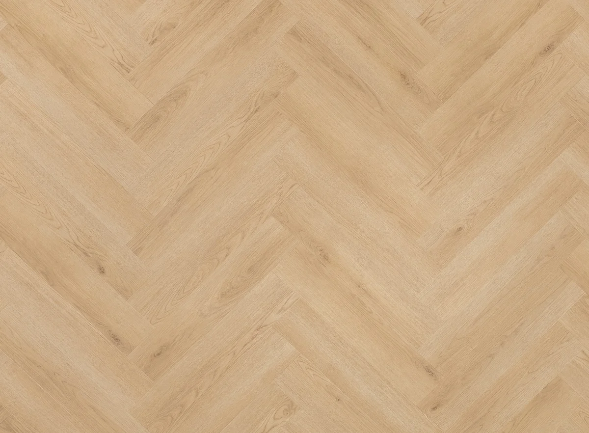 Floer Visgraat PVC - Natuur Eiken