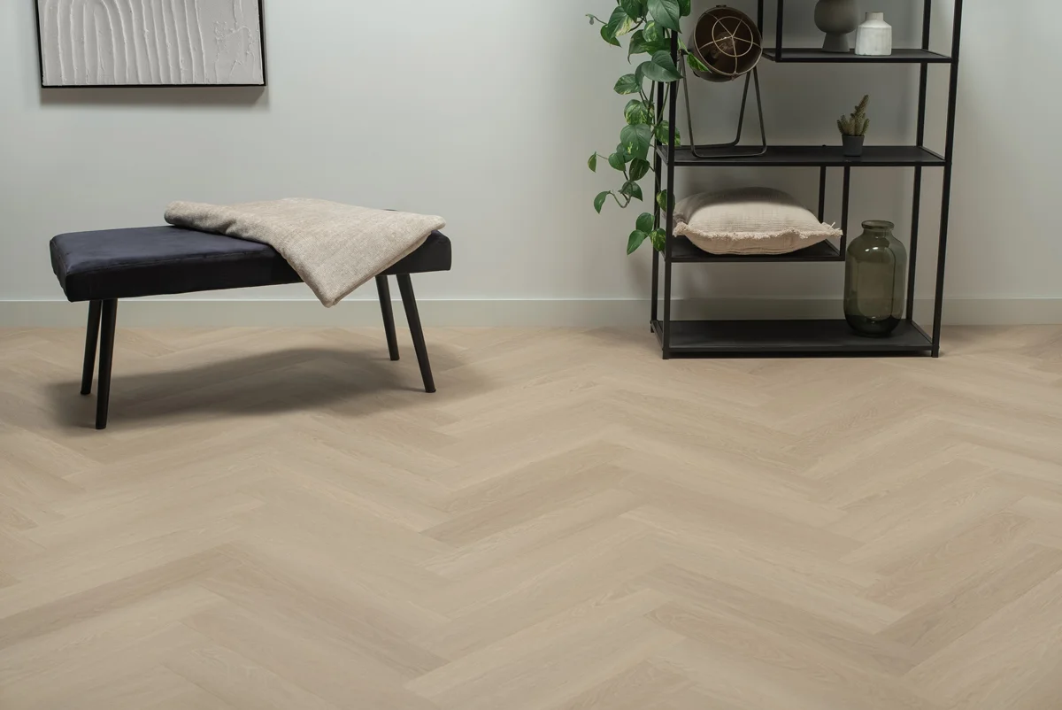Floer Visgraat PVC - Beige Eiken - Afbeelding 3