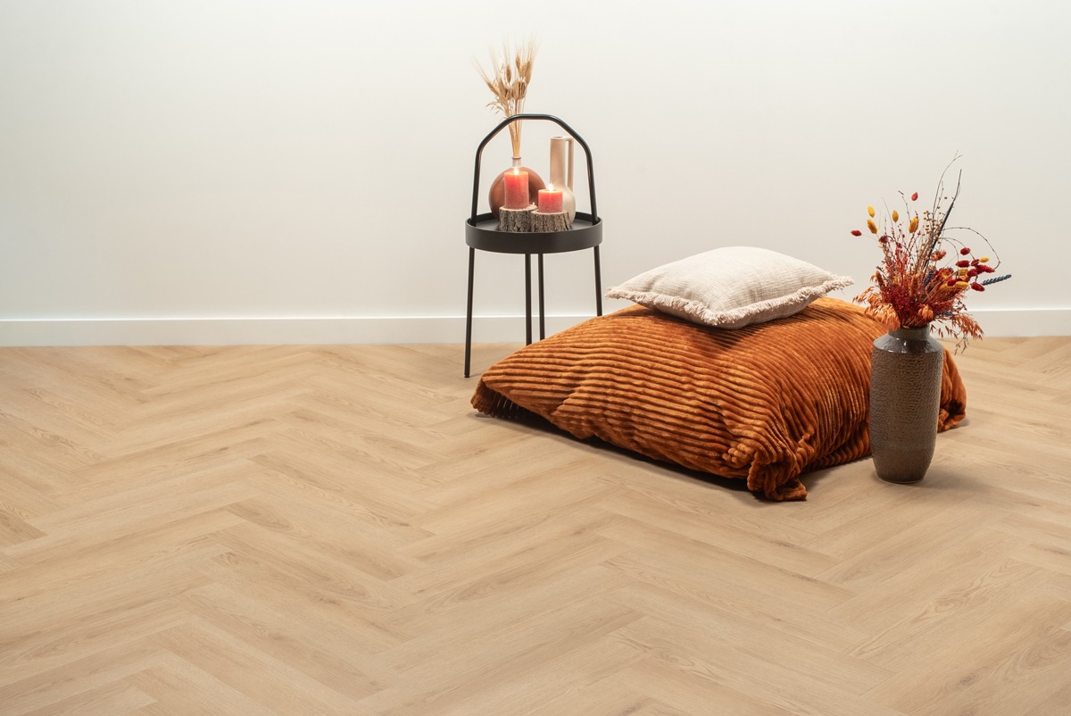 Floer Visgraat PVC - Natuur Eiken - Afbeelding 10