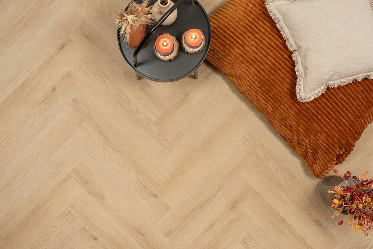 Floer Visgraat PVC - Natuur Eiken - Afbeelding 4