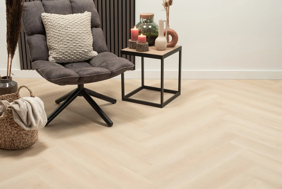 Floer Walvisgraat Click PVC – Balein Beige - Afbeelding 23