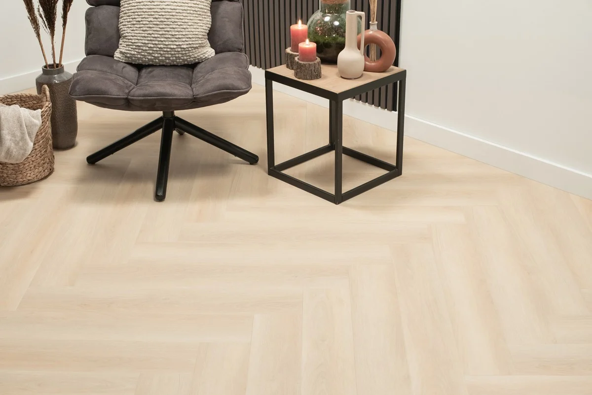 Floer Walvisgraat Click PVC – Balein Beige - Afbeelding 14