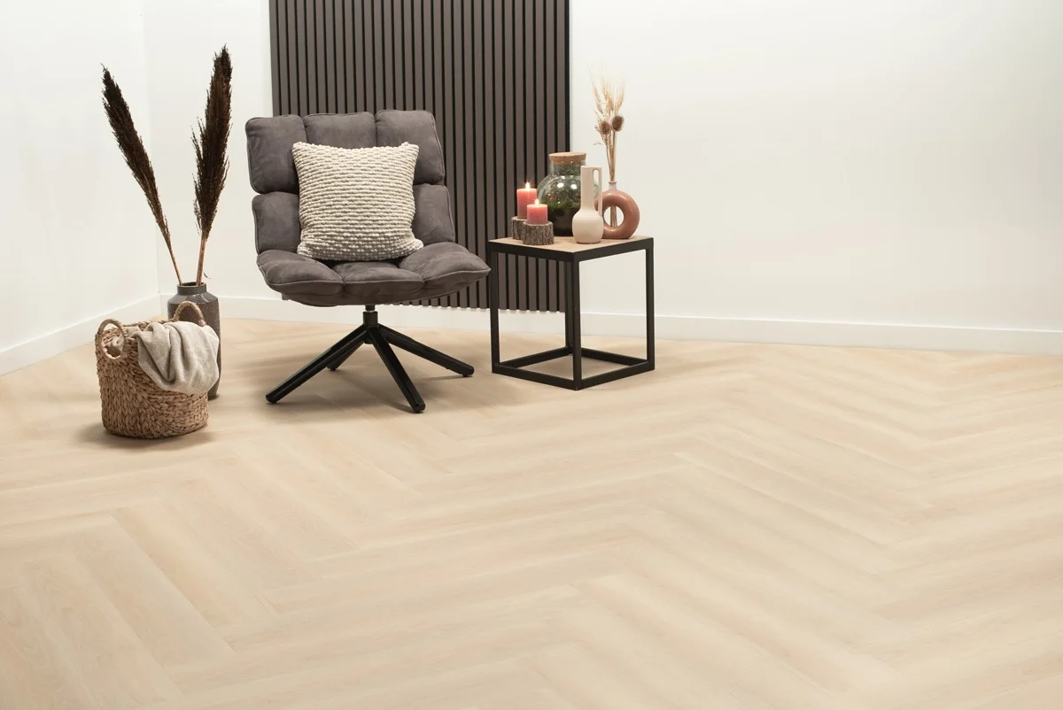 Floer Walvisgraat Click PVC – Balein Beige - Afbeelding 16