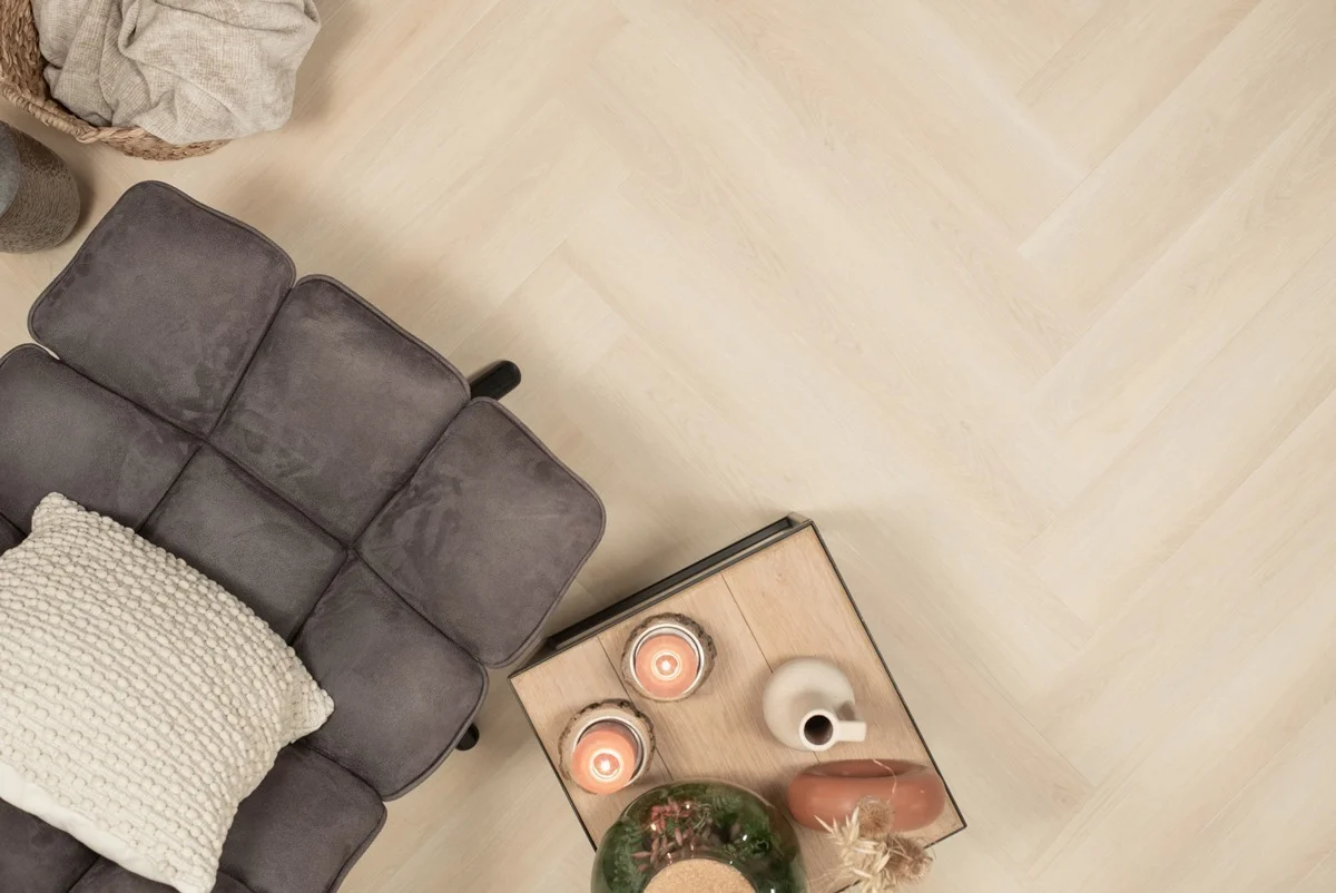 Floer Walvisgraat Click PVC – Balein Beige - Afbeelding 10