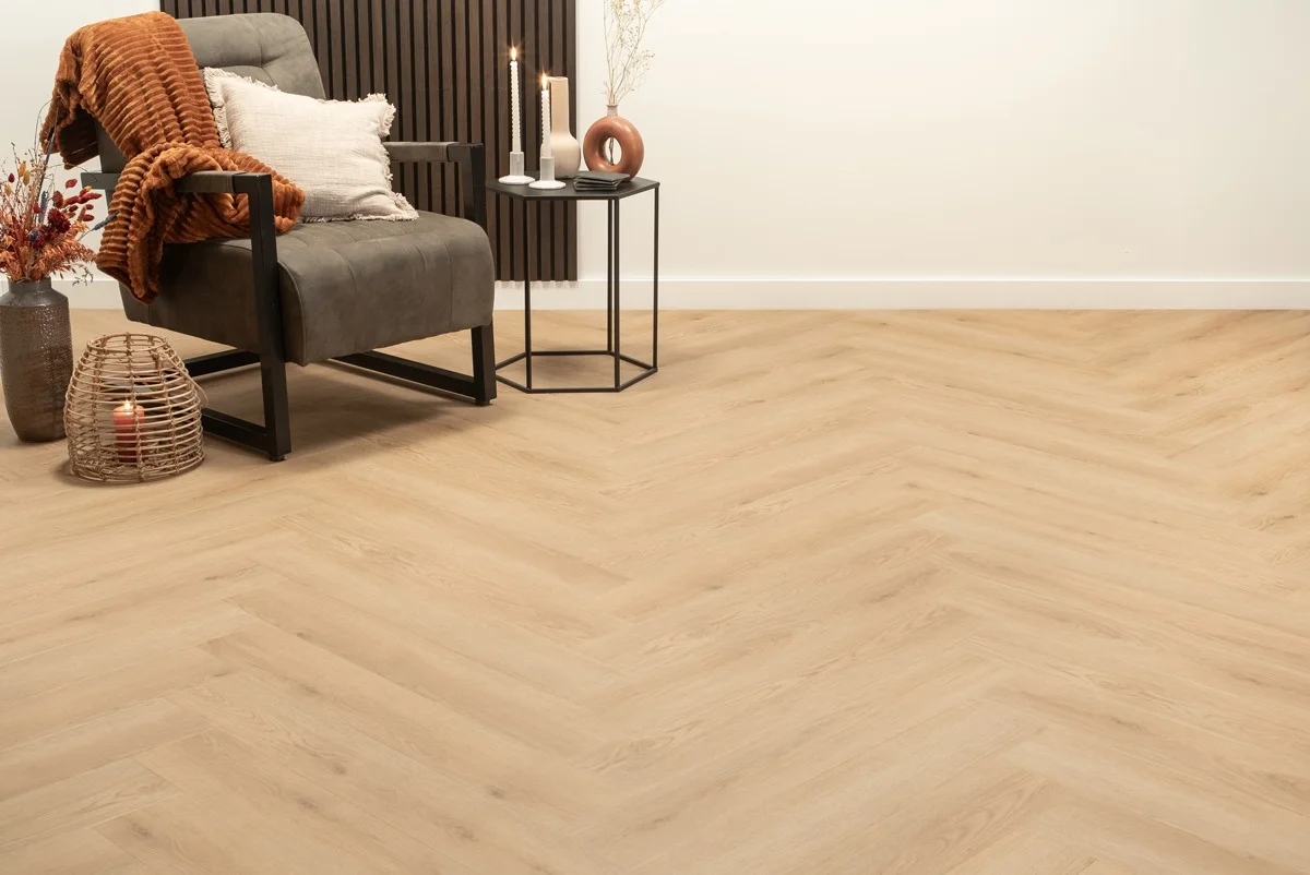 Floer Walvisgraat Click PVC - Bryde Bruin - Afbeelding 19