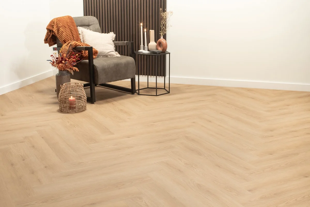 Floer Walvisgraat Click PVC - Bryde Bruin - Afbeelding 17