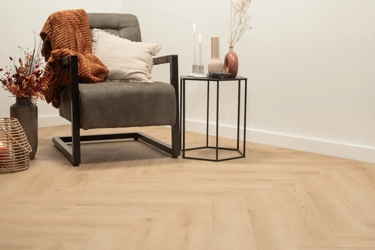 Floer Walvisgraat Click PVC - Bryde Bruin - Afbeelding 25