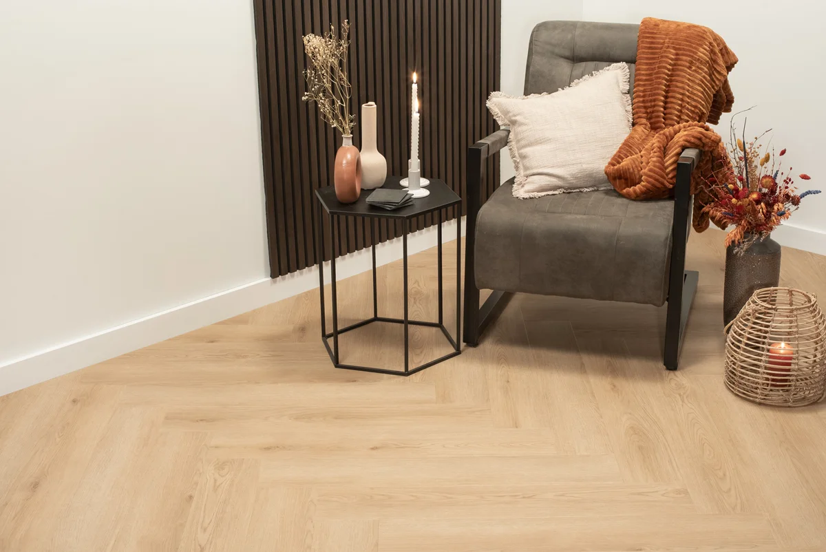 Floer Walvisgraat PVC - Bryde Bruin - Afbeelding 16