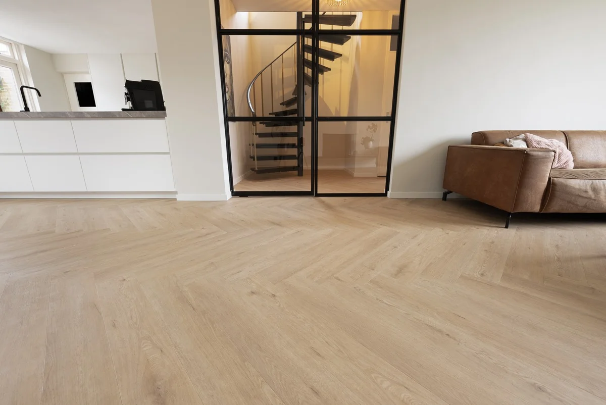 Floer Walvisgraat PVC - Gaia Grijsbeige - Afbeelding 3